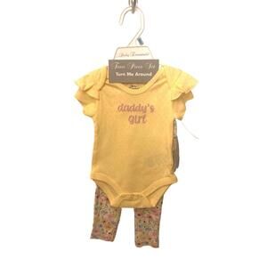 Baby Essentials 4 Piece Set "Daddy's Girl" Girls 6 months